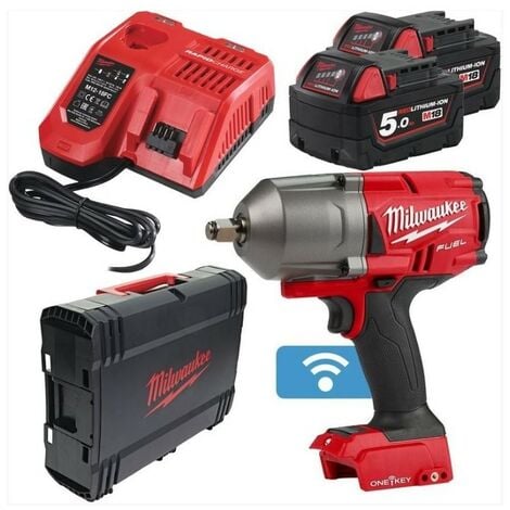 Milwaukee M18 ONEFHIWF34-502X Boulonneuse 18V Li-Ion 3/4 1627 Nm (2x5,0 Ah) en HD Box - 4933459730