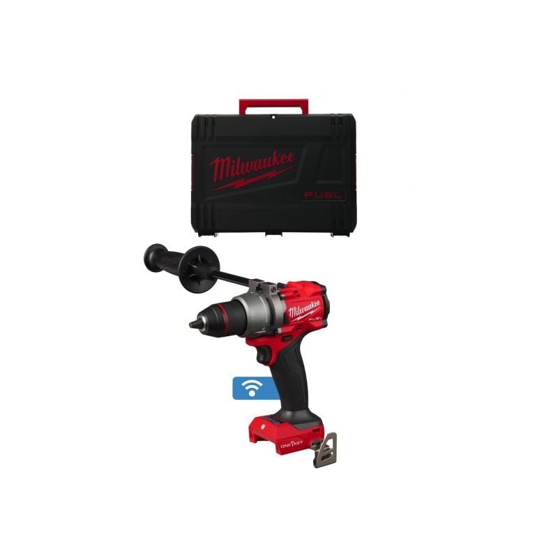 Image of Milwaukee trapano con percussione m18onepd3-0x (solo corpo + hd box) 4058546476694