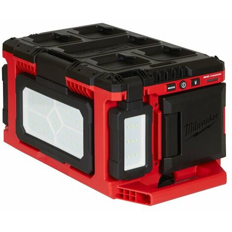 Milwaukee M18 POALC-0 Packout chargeur et éclairage - Machine seule