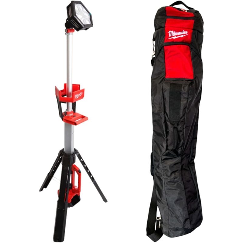 Milwaukee - M18 SAL-0B lampe de chantier sans fil 18 v 2000 lm + sac - sans batterie, sans chargeur