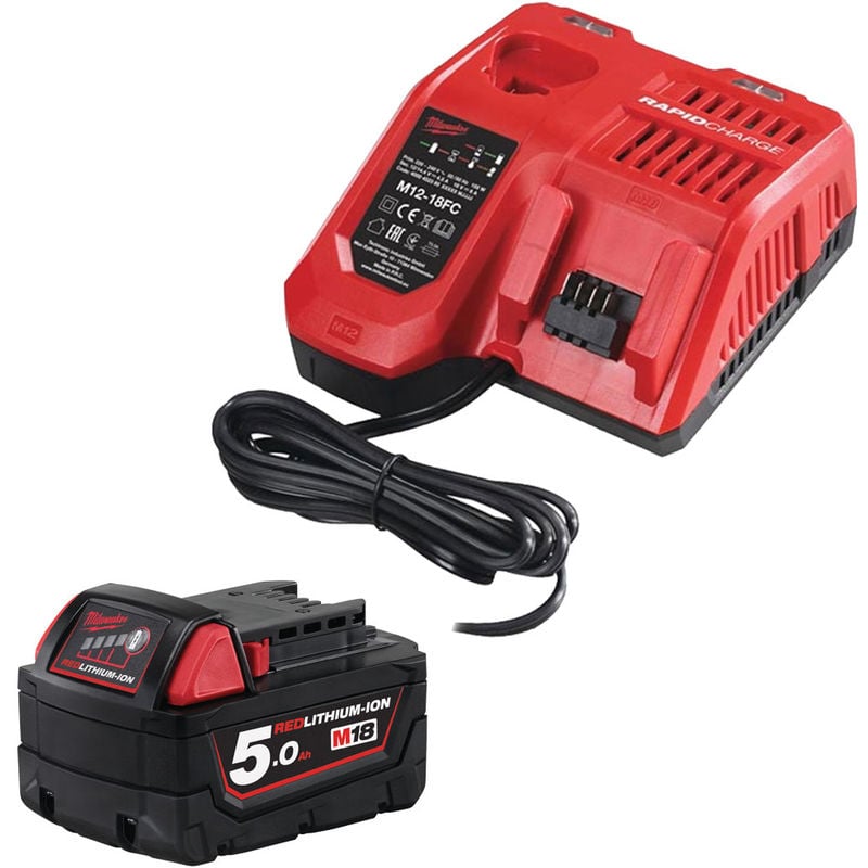 Milwaukee M12-18Fc 12-18V Li-Ion Multi Voltage Fast Charger 4932451080 ...