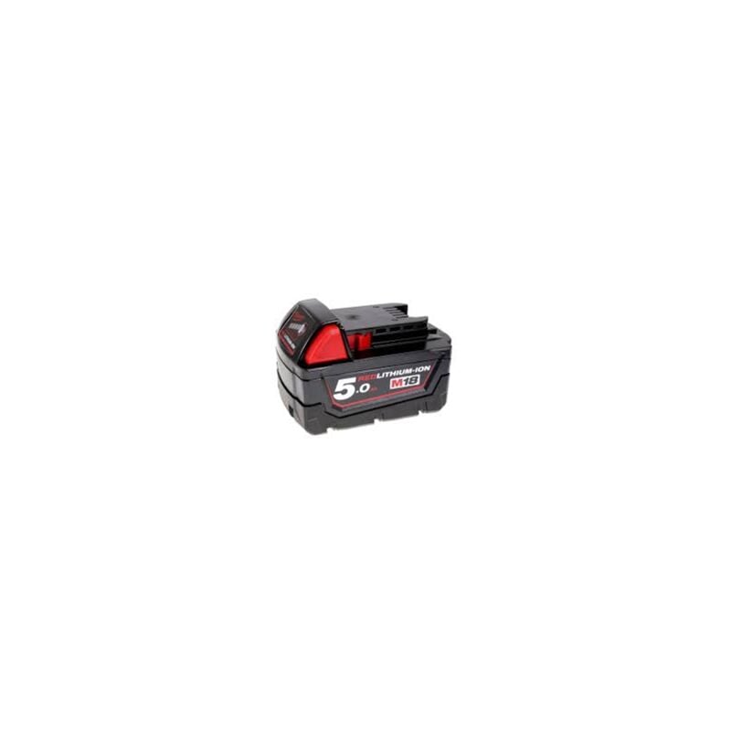 Milwaukee - M18B5 Red Lithium ion Battery 18v 5.0 Ah Multicolore