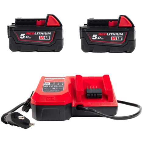 Milwaukee M18NRG-502 Pack power 2xM18B5  5,0 Ah  avec chargeur - 4933459217
