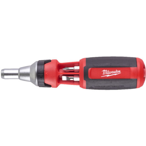 Milwaukee Multi-Bit Schraubendreher mit Ratsche 10in1