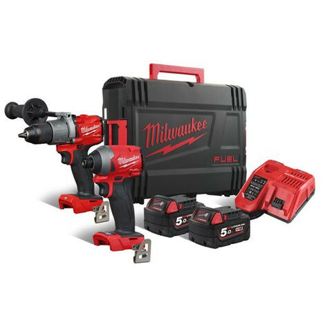 Milwaukee M18CHX-502X 18 V Fuel Sans Balais SDS 2x 5.0Ah Batteries Perceuse à percussion