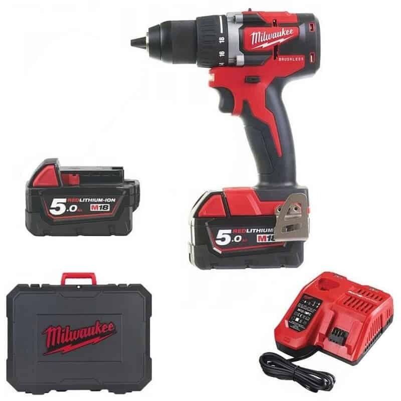 Milwaukee - Perceuse visseuse brushless M18 CBLDD-502C - 18 Volts
