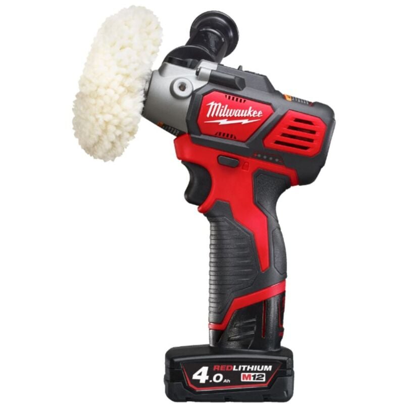 Milwaukee - M12 BPS-421X - Polisseuse 2 vitesses 1 batterie 4Ah et 1 batterie 2Ah