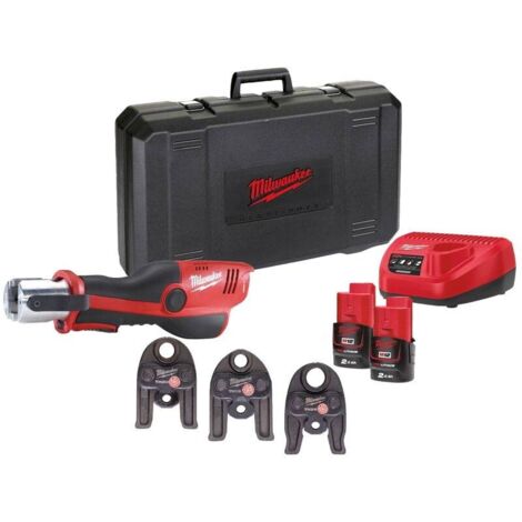 Milwaukee, Pressatrice a batteria, M12HPT/2.0 Ah TH-Set