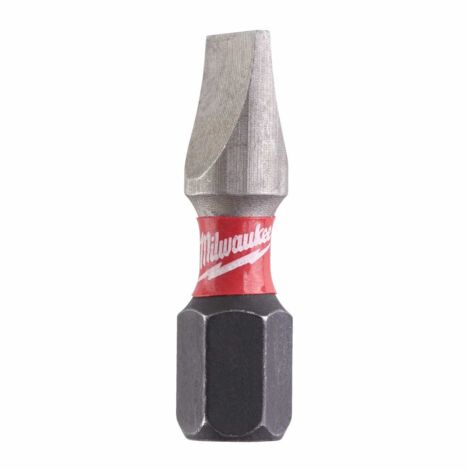 Milwaukee Schrauberbit SHOCKWAVE SL 1,2 x 6,5 / 25 mm, Schlitz - 2 Stk.