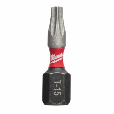 Milwaukee Schrauberbit SHOCKWAVE TX15 / 25 mm, Torx - 2 Stk.