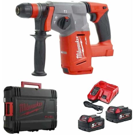 Milwaukee Sds Plus Puncher Combustible M18 Chx 502x 2 Baterias 18v 5 0ah 1 Cargador Rapido