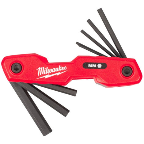 MILWAUKEE Set de clés mâles 6 pans 8 pièces - 4932480978