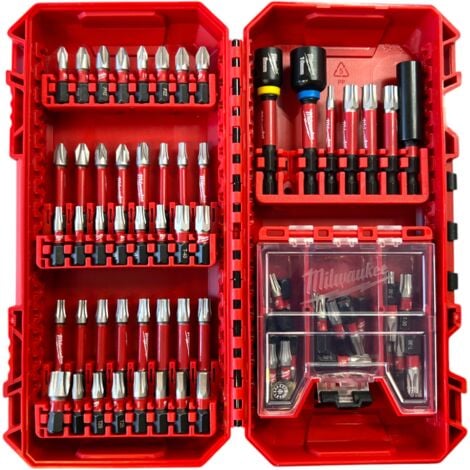 Set d'embouts Shockwave GEN 3 MILWAUKEE - 75 pièces - 4932492008 - Plusieurs références disponibles