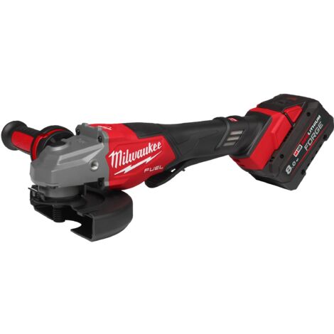 Milwaukee - Smerigliatrice angolare M18 FUEL con interruttore di sicurezza M18 FHSAG125XPDB2-0X