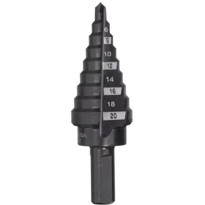 Milwaukee Stufenbohrer 8 Mm Schwarz Länge 65 Mm