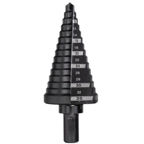 Milwaukee Stufenbohrer 6 bis 35 mm, 2 mm & 3 mm Stufen - 1 Stk.