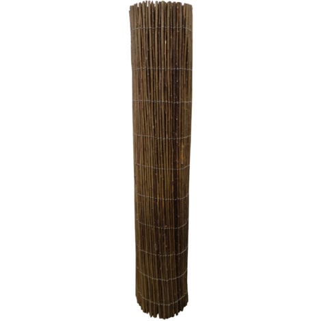 Mimbre Natural 1,5X3M 100% Caña Natural Mimbre Cosidas Con Alambre 80% Ocultacion Malla Ocultacion Natural