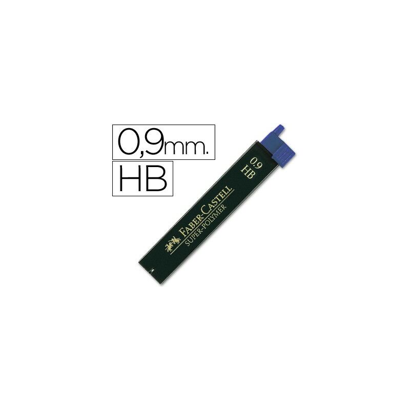 

Minas faber grafito 9069 0,9 mm hb -estuche de 12 minas (pack de 12 uds.)