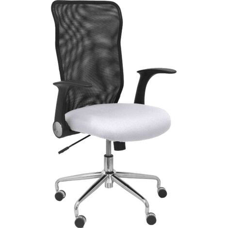 Minaya Stuhl schwarz Netz Rückenlehne bali Sitz white