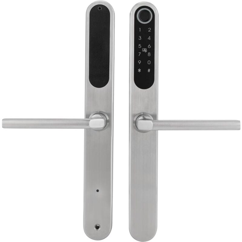 Mince serrure de porte D'empreinte digitale, Serrure de Porte Électronique, serrure de porte intelligente avec poignée, serrure de porte numérique,