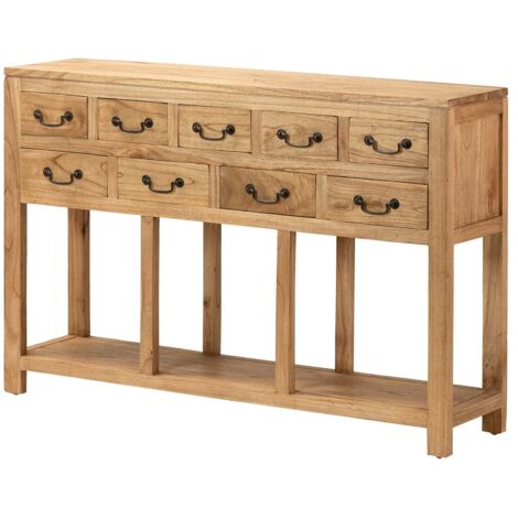 Mindi Holz Konsole 120X30X80 Cm
