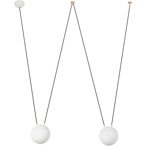 MINE GLASS SPACE 2L Colgante blanco