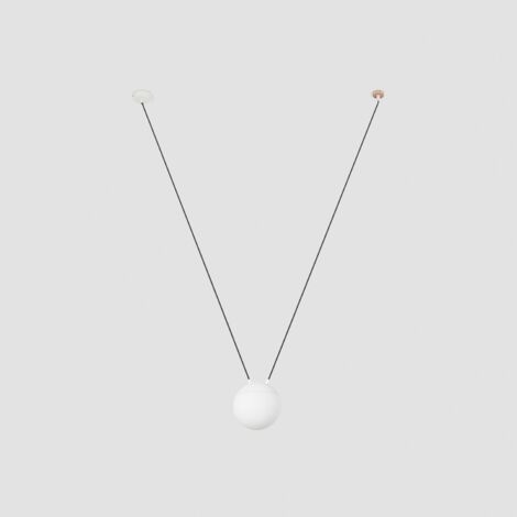 MINE GLASS SPACE Colgante blanco 1L