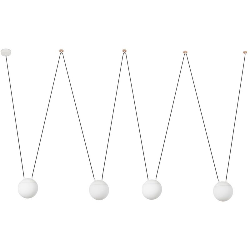 

Faro Barcelona - MINE Lámpara colgante 28375-4L - BLANCO MATE