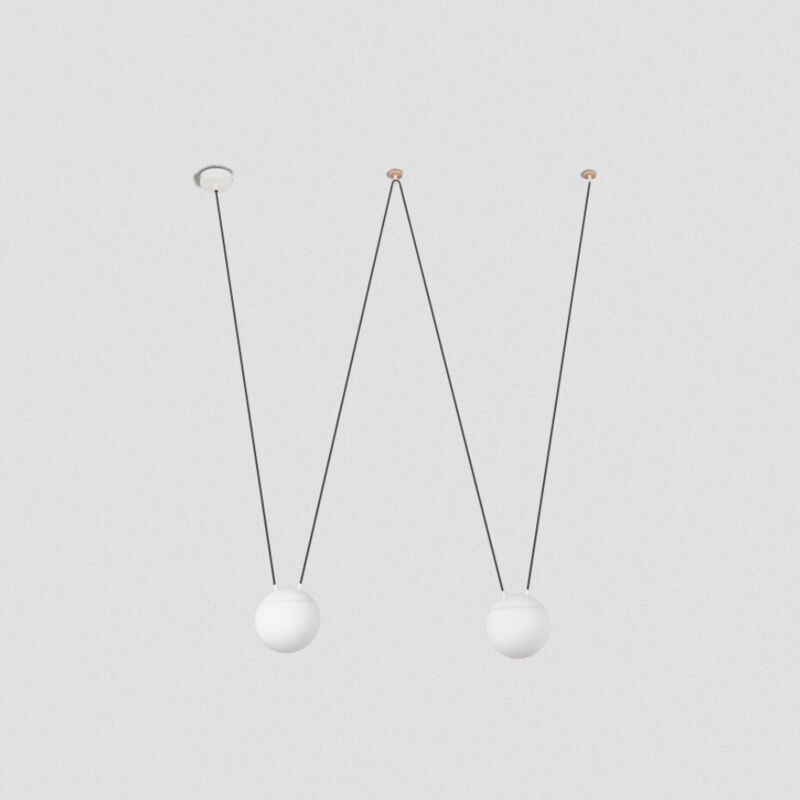 

Faro Barcelona - MINE Lámpara colgante 28209-2L - BLANCO MATE