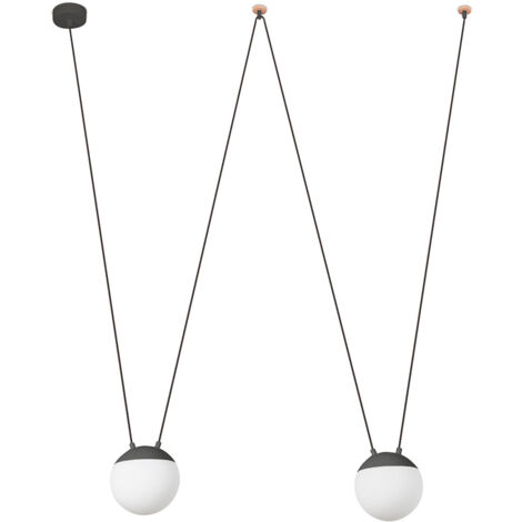 MINE SPACE 2L Colgante gris