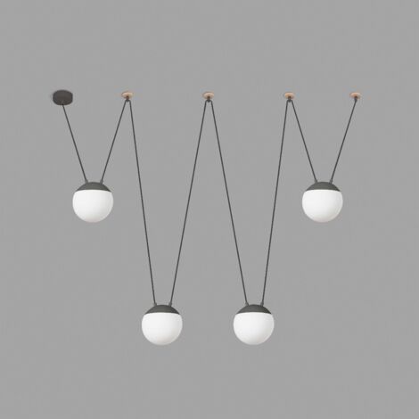 MINE SPACE 4L Colgante gris