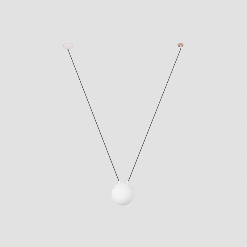 Faro Mine 28375-1L - Sospensione a soffitto a 1 luce Bianco, Legno, E27