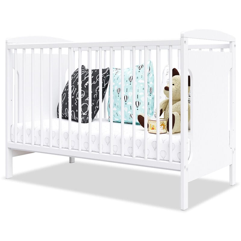 Minea - Lit bébé évolutif margot 60x120 cm (matelas non inclus)