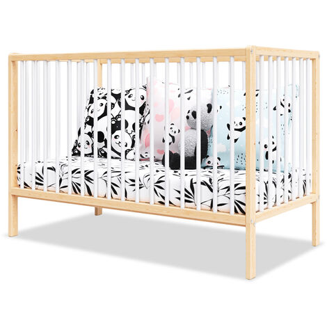 MINEA  Lit bébé évolutif MATHIS 60x120 cm (matelas non inclus)