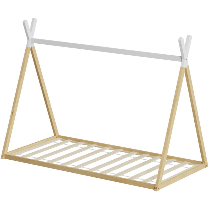 Minea - Lit tipi indy 90x190 cm (matelas non inclus)