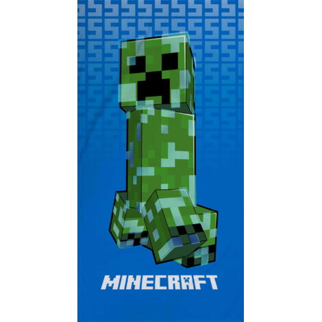 MINECRAFT Strandbadetuch 70x140