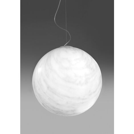 Mineral  Ø 30 - venature grigie  lampada a sospensione originale Slide a soffitto di design colorata in polietilene per sala da pranzo soggiorno cucina bar ristorante hotel