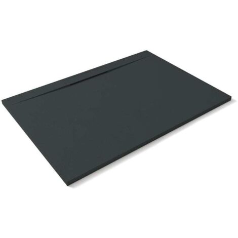 Mineralguss-Duschwanne extra flach LYRA ANTHRAZIT 70x100cm