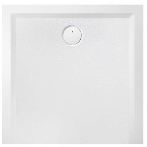Mineralguss-Duschwanne Muna S mit Antirutsch 1200 x 1200 x 30 mm weiß