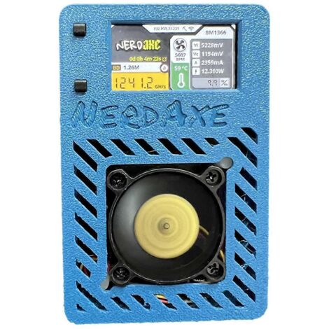 Mineur NerdAxe Nerdminer 500Gh Bitaxe Bitcoin Mini Miner AU PLUGAs Shown