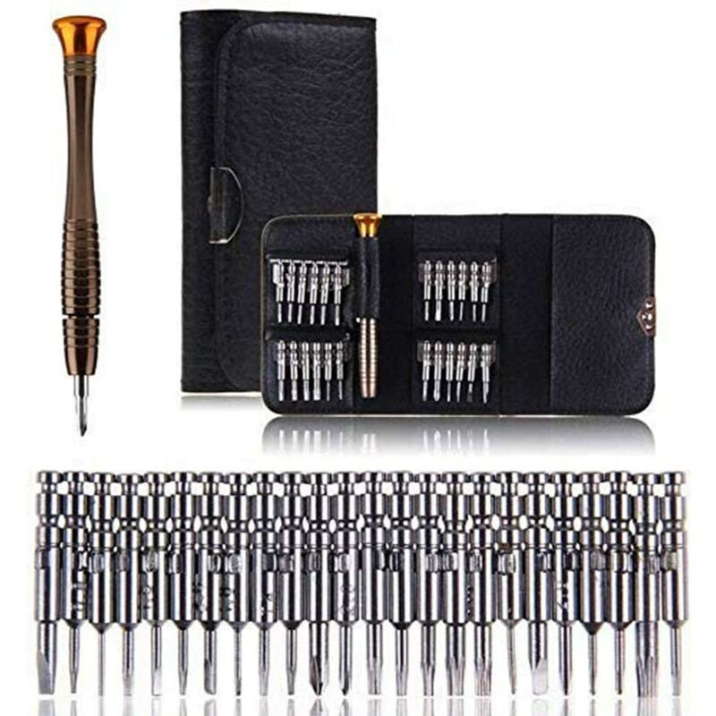 

Mini 25 en 1 Destornillador de precisión Kit de destornillador de precisión Herramientas de reparación, Juego de herramientas de destornillador