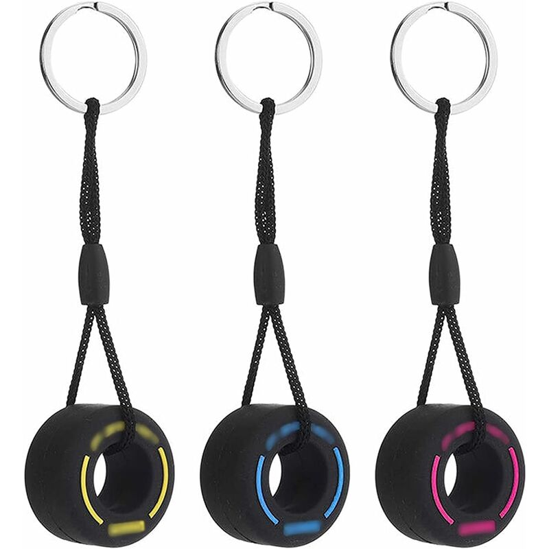 Fr-life - Mini 3 Pcs Portachiavi Pneumatico in