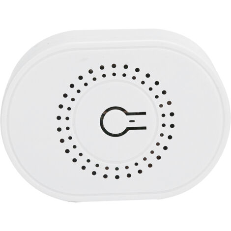 Mini 433MHZ Timing Double Control Breaker 16A OnOff Controller Switch for Home 85250V(White )