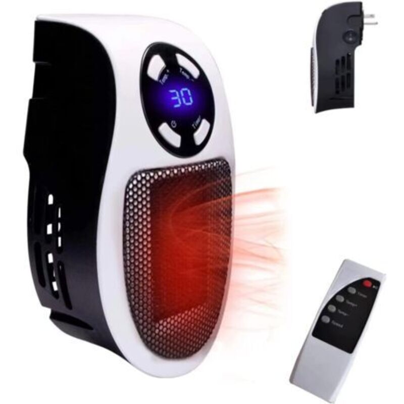 Image of Mini 500 W ceramic fan heater,&hellip;