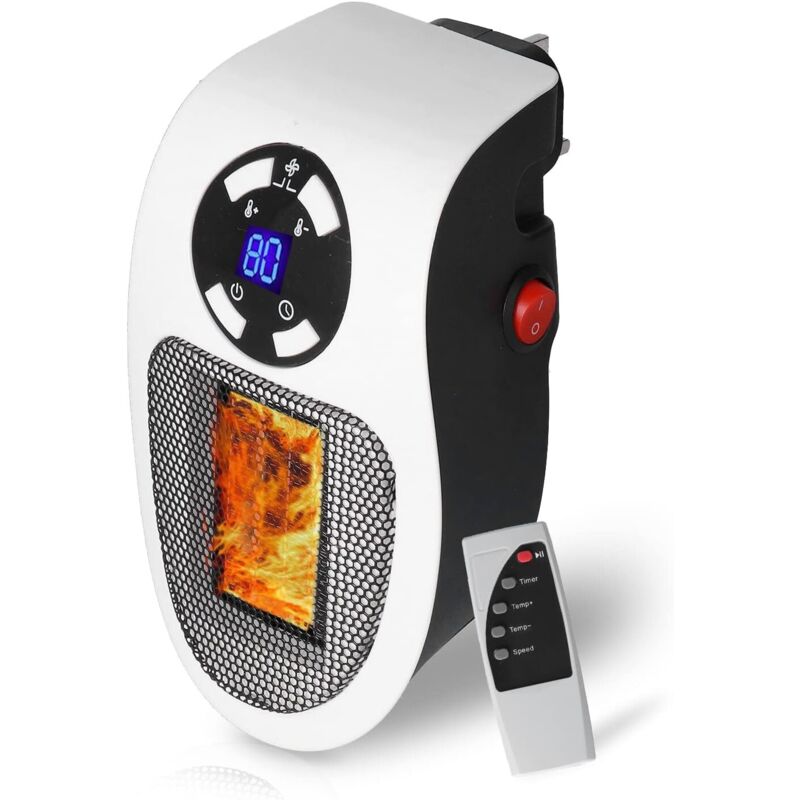 Image of Mini 500W portable fan heater, PTC&hellip;
