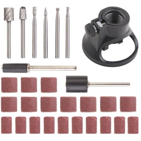 Mini accessoires de meulage électrique, tête de fraise, localisateur de couvercle de corne, forêt, accessoires de ponçage