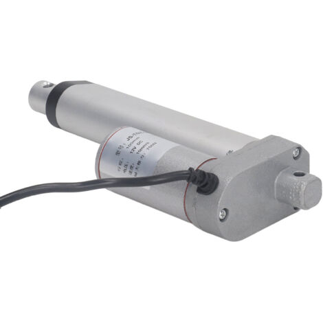Mini actionneur électrique linéaire 750N 100mm 12V pour le mouvement du moteur en plein air Agriculture piste robotique domotique blanc avec contrôleur télécommande
