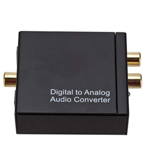 Mini Adattatore Convertitore Audio Digitale Analogico RCA Converter Coassiale