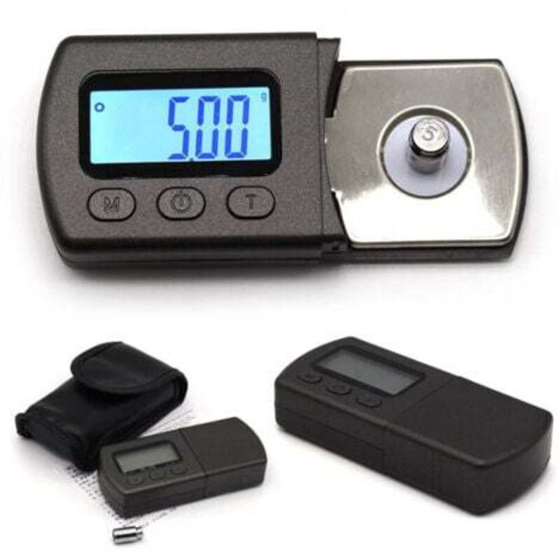 Image of Mini adattatore per bilancia digitale, puntina per giradischi, tester di forza dello stilo per giradischi digitale, lcd per giradischi con