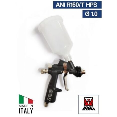MINI AEROGRAFO PISTOLA A SPRUZZO VERNICIATURA PROFES. R160/T HPS 1.0 ANI (37787)